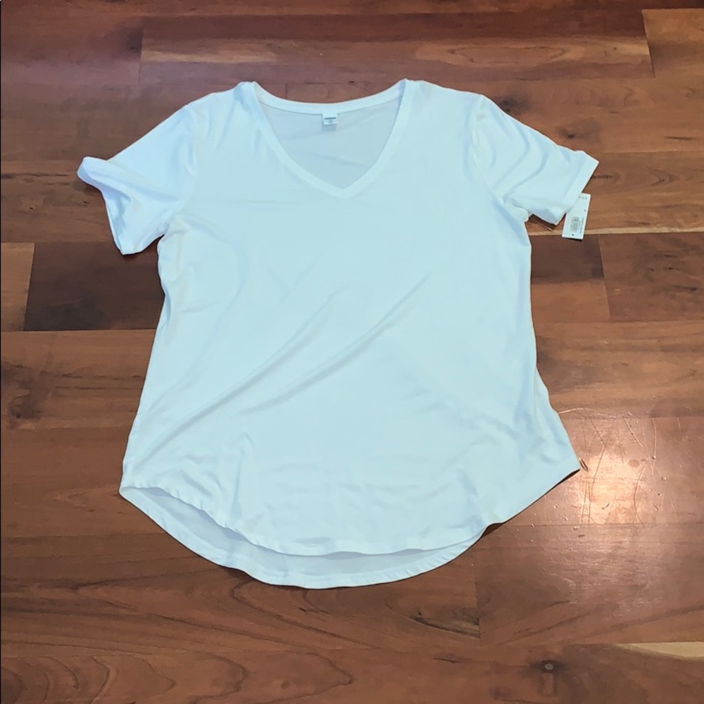 white v neck